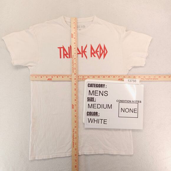Tripple Redd Rap Crew Neck Graphic T Shirt Adult Mens Size Medium M White - Picture 5 of 10